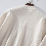 Пуловер с пълна цип - естествена смес от тъкан и лесен комфорт