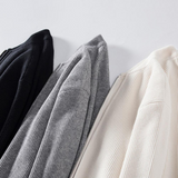 Пуловер с пълна цип - естествена смес от тъкан и лесен комфорт