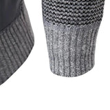 Пуловер от плетиво - Преден цип и набраздена декорация за лесна употреба