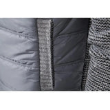 Пуловер от плетиво - Преден цип и набраздена декорация за лесна употреба