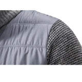 Пуловер от плетиво - Преден цип и набраздена декорация за лесна употреба