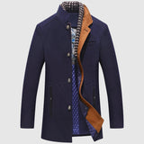 Елитно палто от вълна Lorenzo Vitali