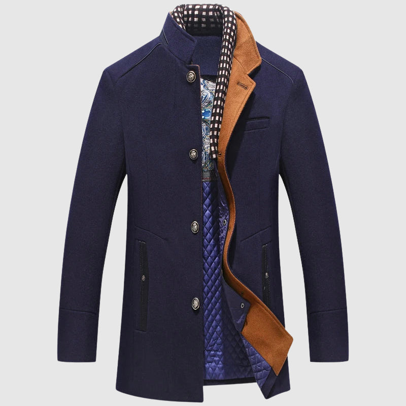 Елитно палто от вълна Lorenzo Vitali