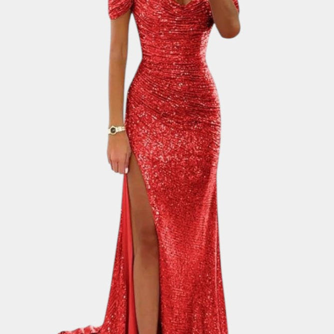 Рената Халджина Русалка без презрамки с пайети