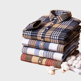 Борис - Мъжка карирана риза с дълъг ръкав