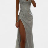 Инес Халтерна Рокля с Корсет и Спагети Презрамки