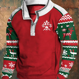 Явор - Топла коледна блуза с еленски мотив