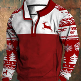 Явор - Топла коледна жилетка с флийс подплата