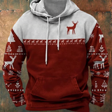 Явор - Коледен суичър с изображение на елен