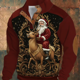 Явор - Коледен пуловер с рисунка на елен