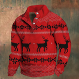 Явор - Класическа коледна суитка с еленов мотив