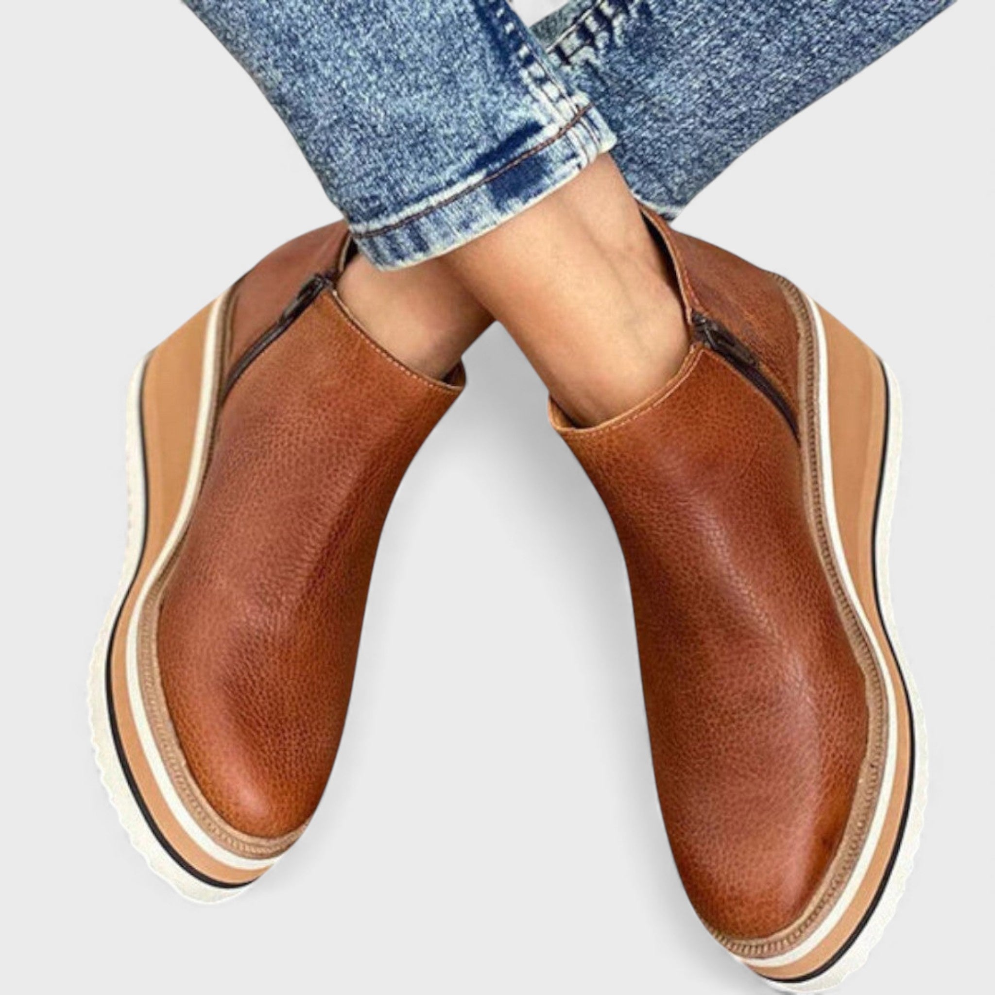 Ивана - Дамски боти на платформа