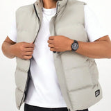 Подвижен подплатен елек с предна закопчалка цип и дишащо отопление в торса