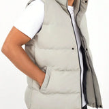 Подвижен подплатен елек с предна закопчалка цип и дишащо отопление в торса