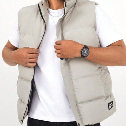 Подвижен подплатен елек с предна закопчалка цип и дишащо отопление в торса