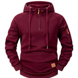 Мартин - Спортен Суитшърт с Качулка и Къс Цип