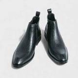 Александър | Кожени ботуши тип Chelsea с цип