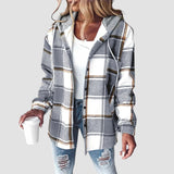 Иван – Мъжка карирана риза с качулка