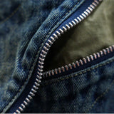 Лоран - Широки дънкови панталони с колан