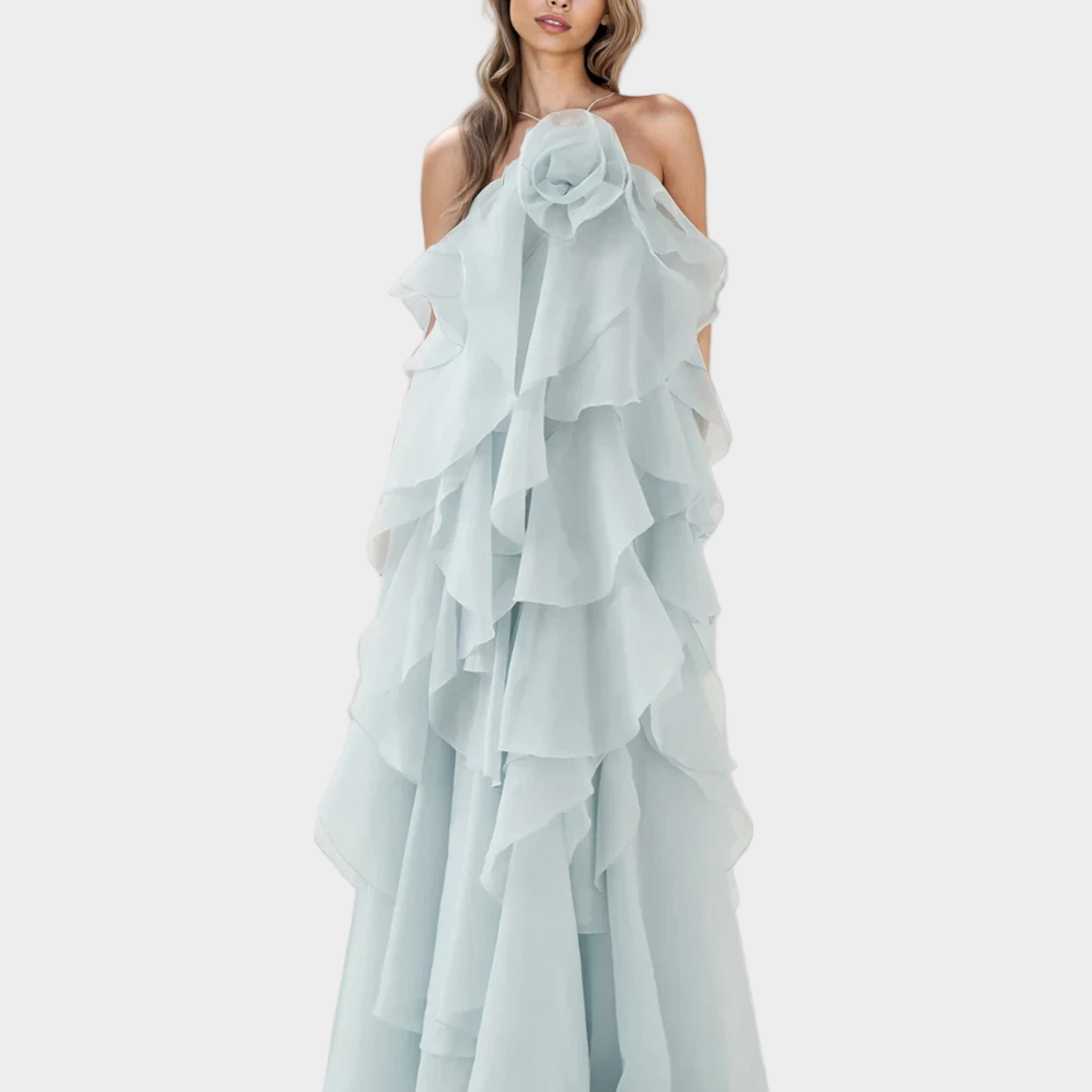 Максимална Рокля с Романтично Усещане и Аристократичен Стил