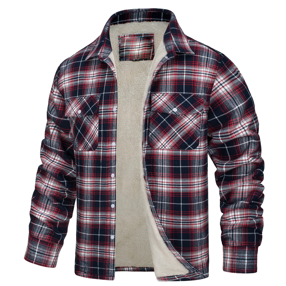 Нейт - Мъжко каре с шерпа подплата