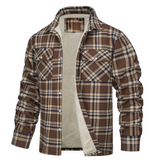 Нейт - Мъжко каре с шерпа подплата