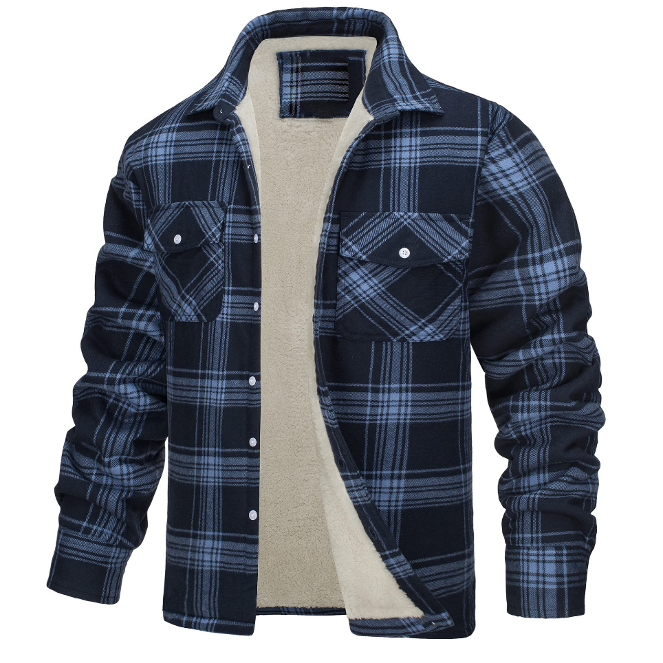 Нейт - Мъжко каре с шерпа подплата