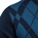 Калоян- Мъжки пуловер с висока яка и цип