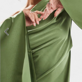 Франка Асиметрична Макси Рокля с Едно Рамо и Оформен Талия