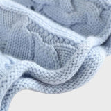 Мила - Дамски плетен пуловер с поло яка