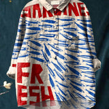 Океан | Принт риза с прясна сардина