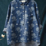 Лина | Ярка цветна бродирана риза