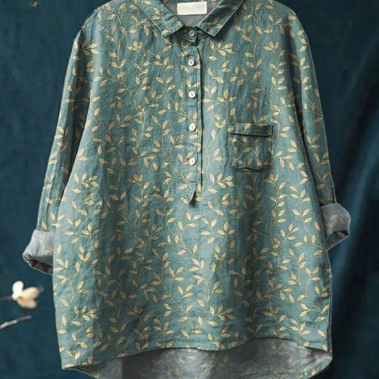 Лина | Ярка цветна бродирана риза