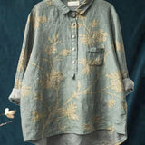 Лина | Ярка цветна бродирана риза