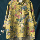 Лина | Ярка цветна бродирана риза