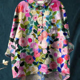 Лина | Ярка цветна бродирана риза