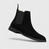 Ангел | Ботуши от кадифе стил Челси