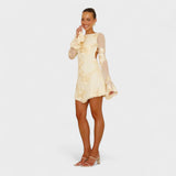 Джулия - Рокля с цветен чар