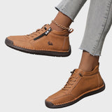 Милена – Дамски ботуши с шевове, маратонки с цип и връзки