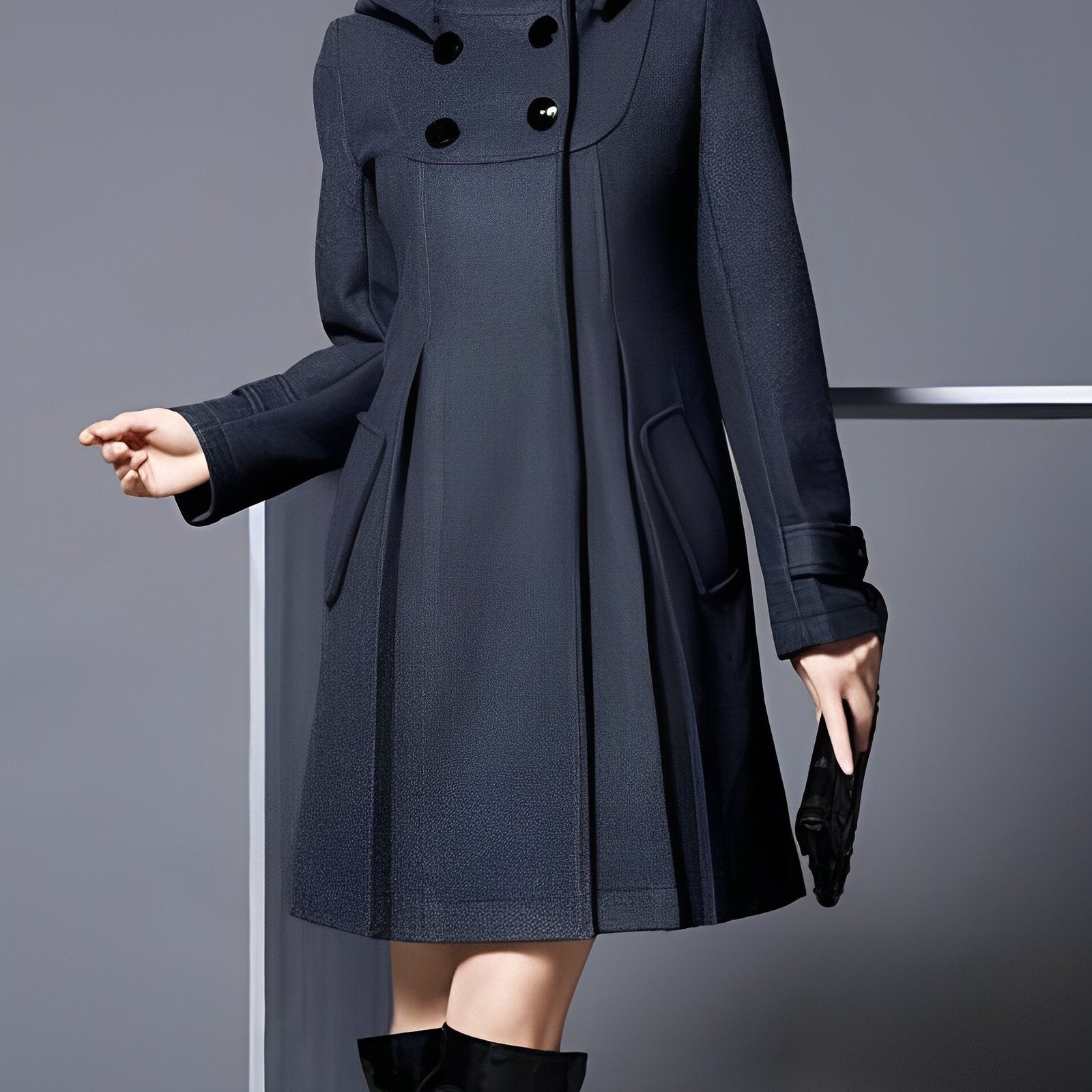 Анжа - Елегантно Яке с Джобове