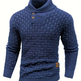 Пламен - елегантен плетен пуловер