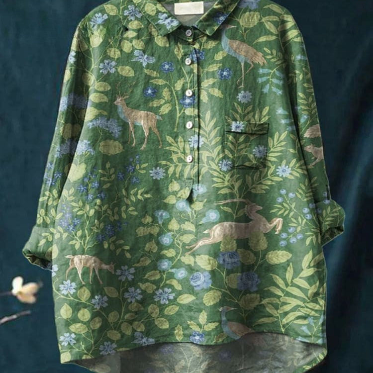 Оливия | Цветна горска риза