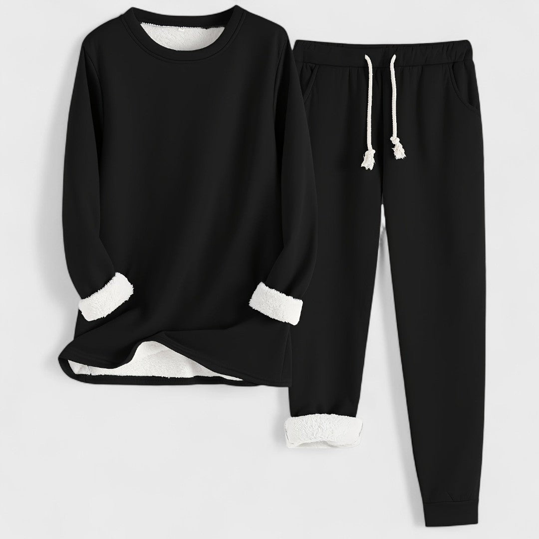 Елена – уютен домашен комплект с дълъг ръкав