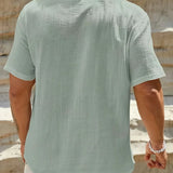 Елиян - Елегантна лятна риза с висока яка