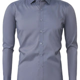 Найчо - Елегантна риза с дълги ръкави и копчета