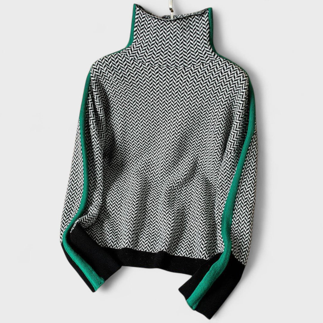 Мария - Спортен Суитшърт с Висок Лак