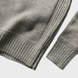 Калоян - Плетен свитшот с кръпки на лактите