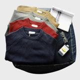 Калоян - Плетен свитшот с кръпки на лактите