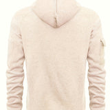 Даниел - Мъжки суитшърт с качулка и къс цип