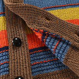 Виктор - Мъжка плетена жилетка с шал яка